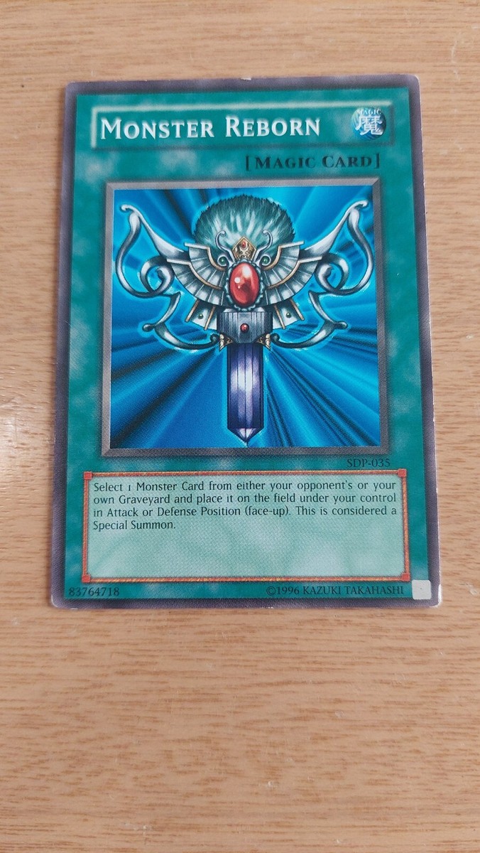 Monster Reborn SDP-035 YuGiOh Card (LP) | eBay
