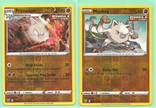 2 BATTLE STYLES POKEMON SET-RARE PRIMEAPE #67 & MANKEY #66 REV HOLO -NM/MINT