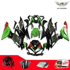 NTNT Injection Mold Green Black Fairings Fit for Kawasaki 2019-2023 636 ZX6R j04