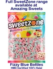 Halal Sweets Fizzy Blue Bottles, Watermelon Slices 1kg Bag Halal HMC Sweets