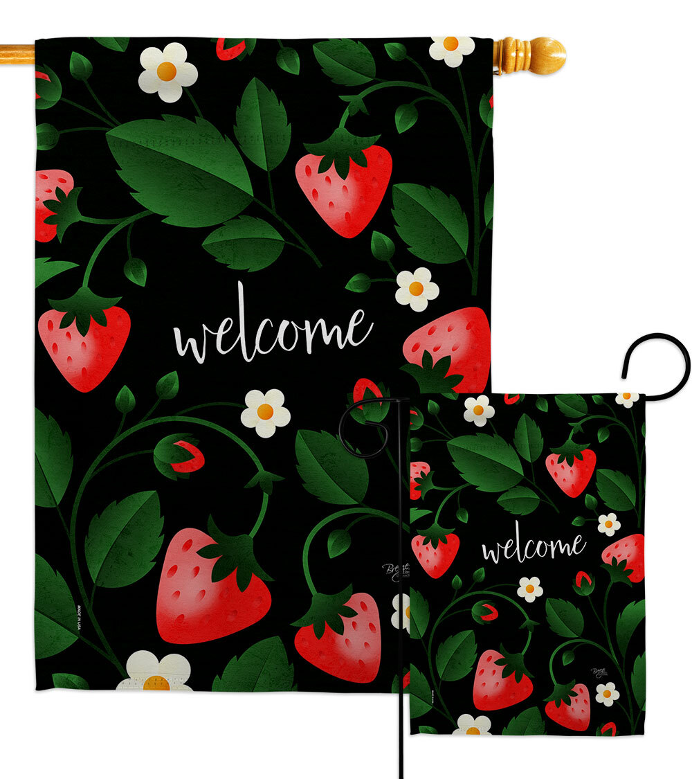 Gerbers Welcome Marienkäfer Gartenfahne – 31,8x45,7 Cm, Aus Polyester, Für Garten, Eingang & Hof