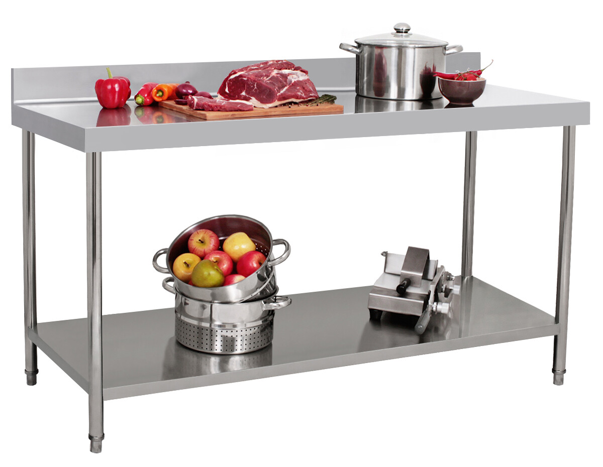 Edelstahltisch Küchentisch Arbeitstisch Zerlegetisch Gastronomie Gastro Beeketal