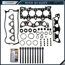 Head Gasket Bolts Set For 1996-2000 Honda Civic 1.6L GAS SOHC D16Y5 D16Y7 D16Y8