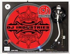 King's Crown - 7"-12" DJ slipmat for LP turntable record player