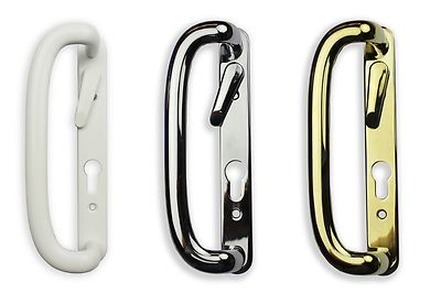 Terrassentürgriff Mila UPVC Schiebetür Terrassentür 109 mm Befestigung 92 mm Pz wendbar 