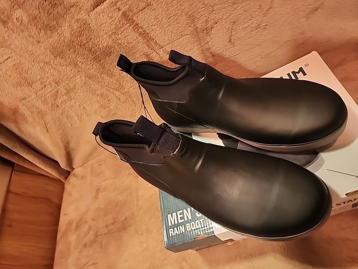 Staheekum Men\'s Rain Shoes Black Size 10 NEW Staheekum Men main image 3