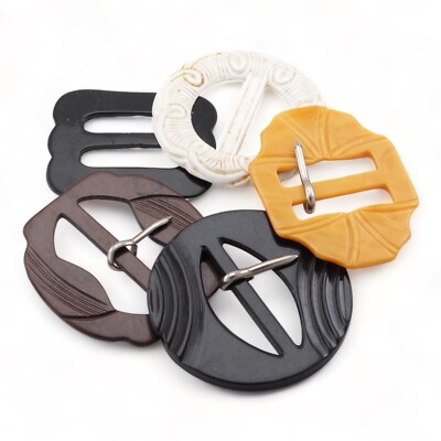 ANTIQUE VINTAGE Piece Fantastic Plastic Celluloid Bakelite Belt