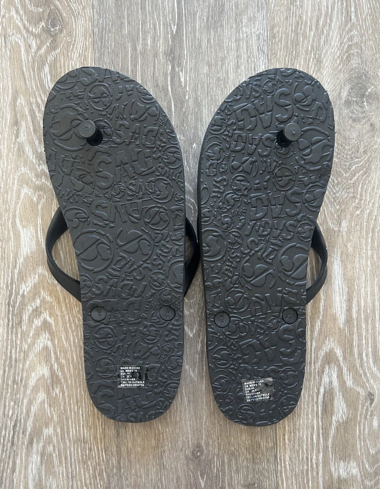 NEW DVS SHOES GOLF SURF SNOW SUP  LONGBOARD SKATEBOARD SANDALS 10 FREE STICKER - Image 2 of 3