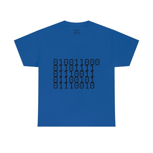Unisex Heavy Cotton Tee Binary for LOSER and Loser on back of shirt - Bild 110 von 145