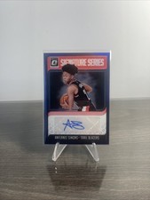 2018 Donruss Optic Prizm Anfernee Simons purple Signature Series RC Auto #SG-ASM