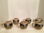 6 EUC Marzi & Remy German Beer/Cider Mugs 4 German Castles / Gold Rim & Pedestal — photo 3