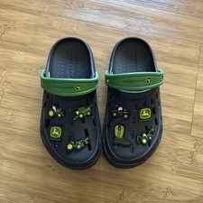 Skechers John Deere Kids Swifters Tractor Splash Shoes, Round Toe, Size 2 Farmer