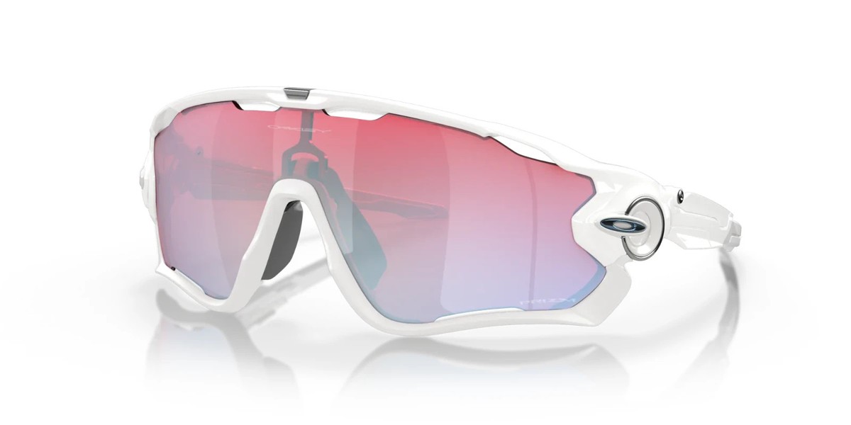 Oakley Jawbreaker Polished White/Prizm Snow Sapphire Iridium Men's