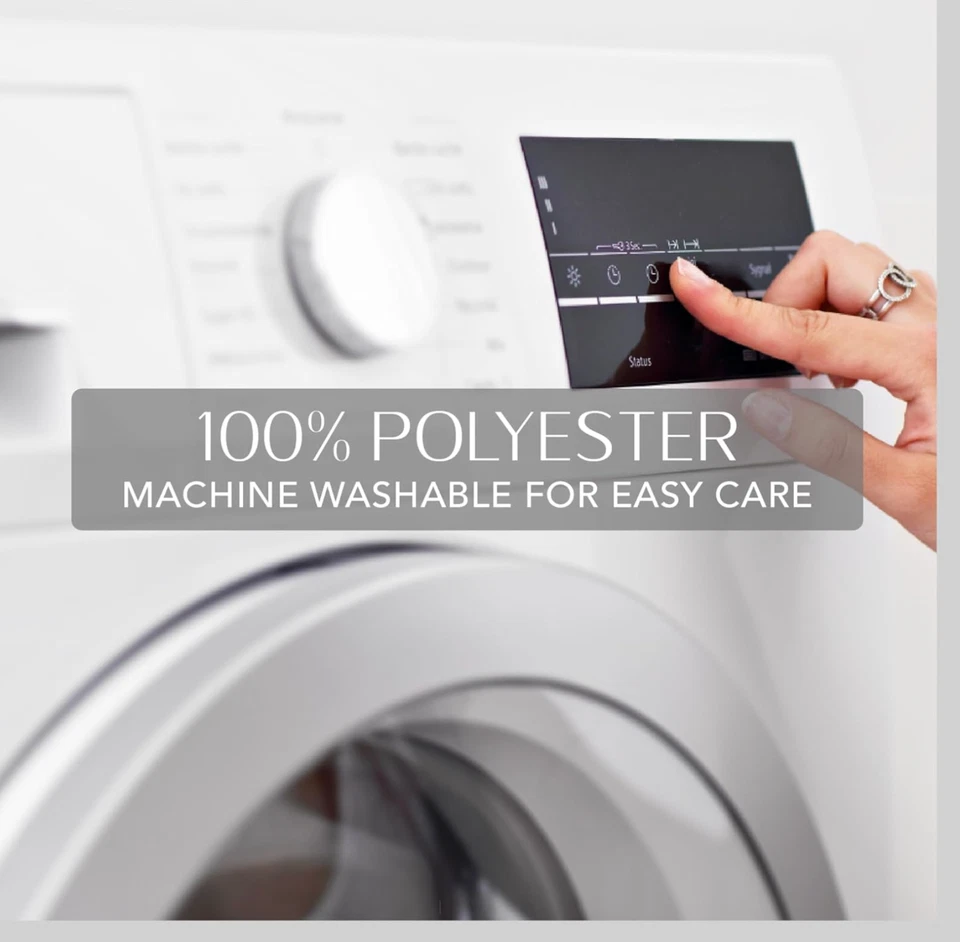 ELRENE IVORY LAUREL SOLID TEXTURE STAIN PROOF POLYESTER TABLECLOTH 90"ROUND NEW - Image 4 of 4