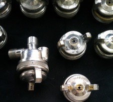 14 Genuine Devilbiss Etc 78 Spray Gun Air Cap Nozzles-used-see All Pics