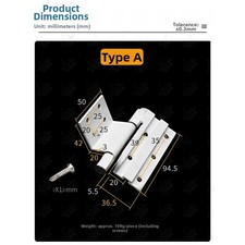 Cerniera per finestra in lega di alluminio tipo 50 per finestre ricambio resiste