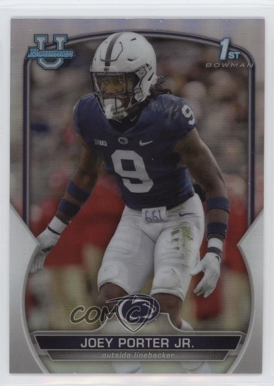 2022 Bowman U Chrome Refractor Joey Porter Jr #79 15ik