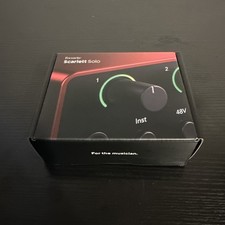 Focusrite Scarlett Solo 4th Gen USB Audio Interface - BRAND NEW & FACTORY SEALED