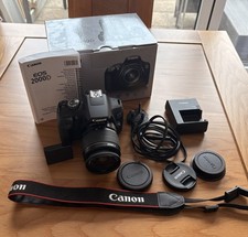 Canon EOS 2000D DSLR 24.1MP w/ 18-55mm f/3.5-5.6 Lens, Box Kit