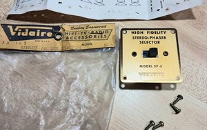 NOS VIDAIRE HIGH FIDELITY VTG STEREO-PHASER SELECTOR MODEL SP-5
