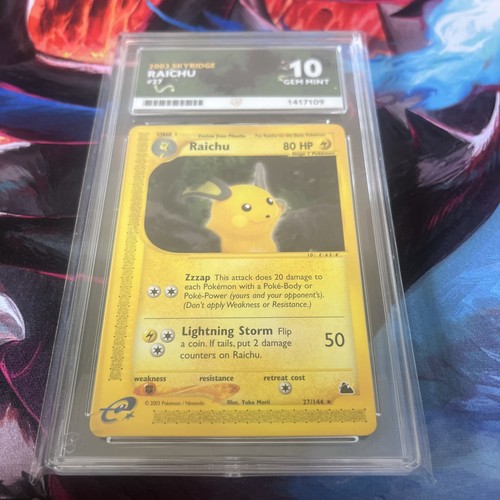 Raichu graded ACE 10 for sale on eBay
