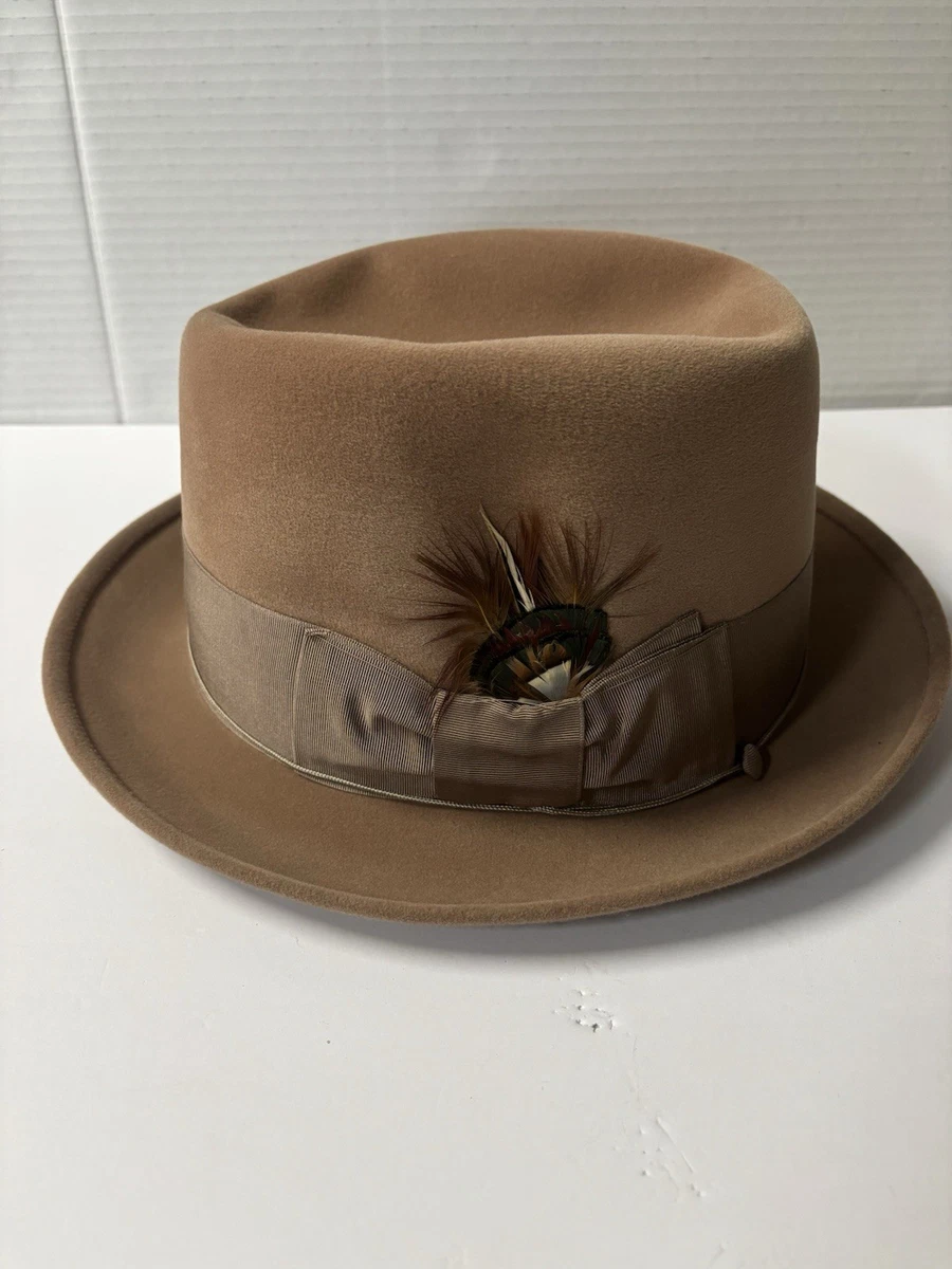 Fedora/Trilby Vintage Hats for Men 7 1/4 Size for sale | eBay