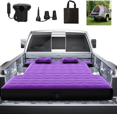 Camping Pickup Truck Bed Air Mattress Thicken Sleeping Pad for 5.5-5.8Ft Full-Si