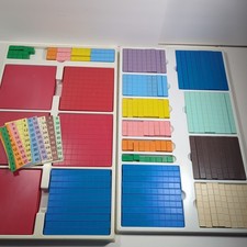 Vtg Mortensen More Than Math Block Set Manipulatives Hands-On Materials Counting