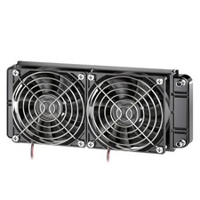 Clyxgs Water Cooling Radiator, 12 Pipe Aluminum Heat Exchanger Radiator 240mm
