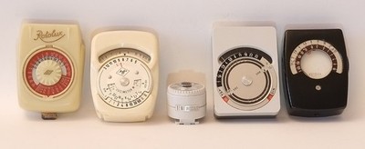 Menge 5 Selen Belichtungsmesser Agfa, Bewi, Eaw, Ekm... sie funktionieren aber verkauft wie sie sind