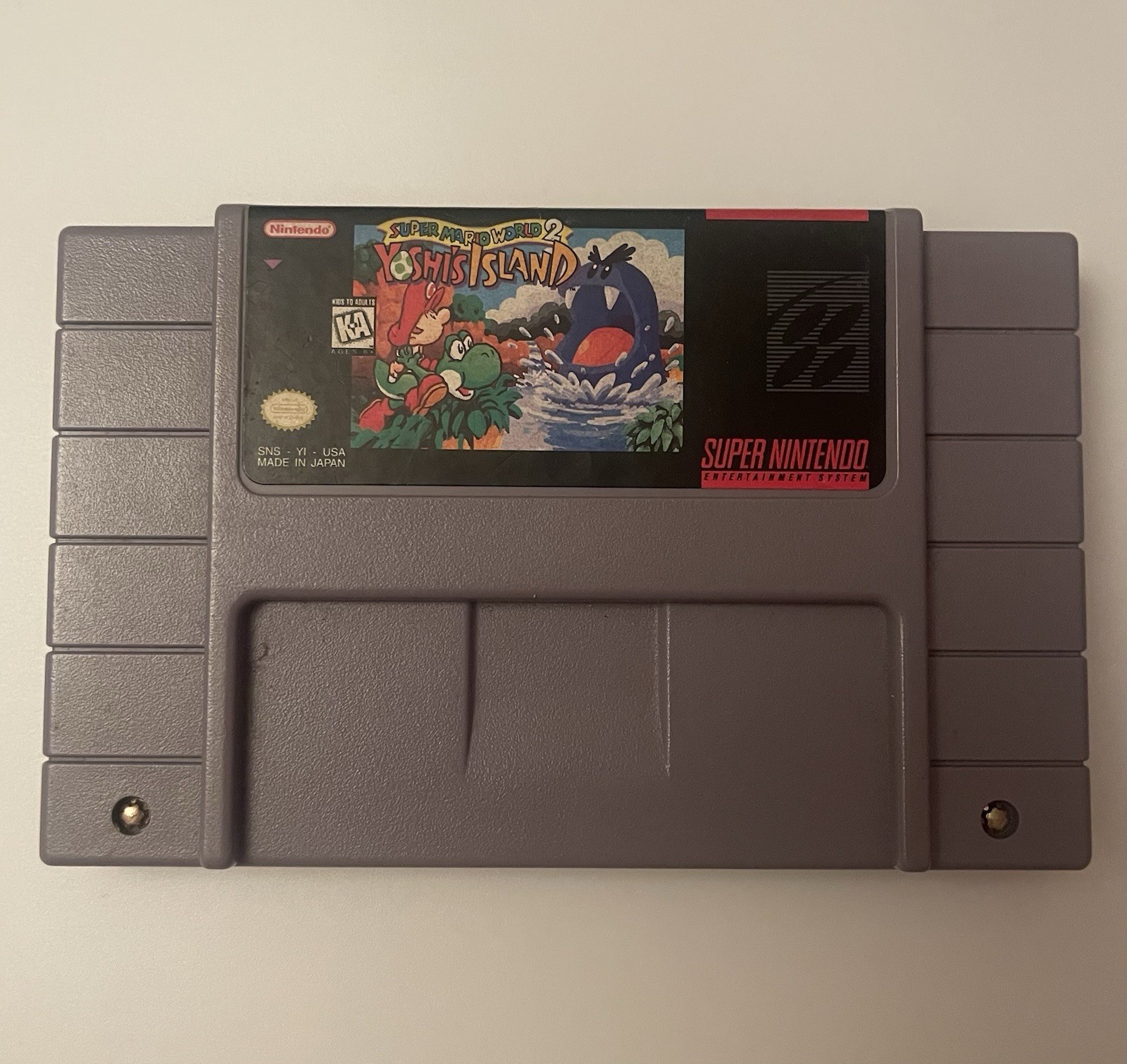 Super Mario World 2: Yoshi's Island (Entertainment System, 1995) Cartridge Only