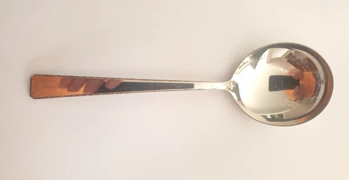 Old Lace Towle Sterling ( Silver )  cream soup spoon, monogrammed