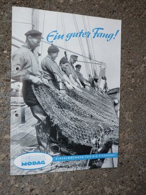 DEMAG MODAG ein guter fang dieselmotoren für fischerei juni 1956