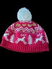 Infant Winter Hat with Reindeers