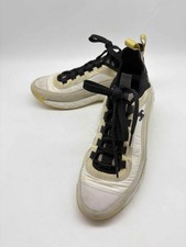 Pre-Owned Chanel White Size 37.5 Fashion Sneaker Athletic Shoes