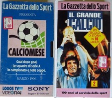 Lot 2 VHS Sport I Tore Serie A des Monats Mä...