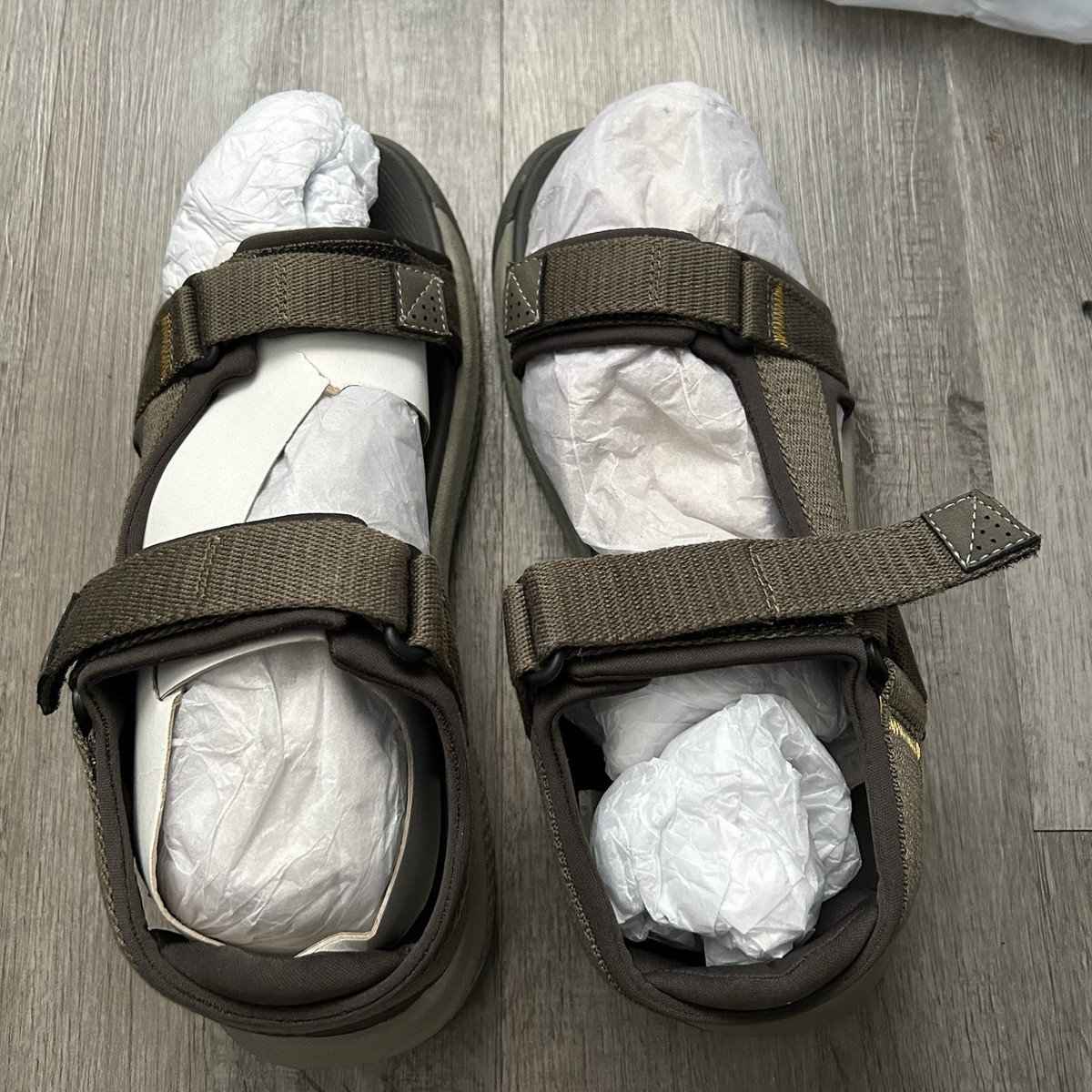 Dockers Men’s Sport Sandals Size 10M Olive Gray DOCKERS. Men Outdoor Sport Sandal Shoe DK Gray. Adjustable  main image 2