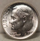 USA, 1960-P, Roosevelt Dime, silver, .0723oz, BU, NR, 7-5