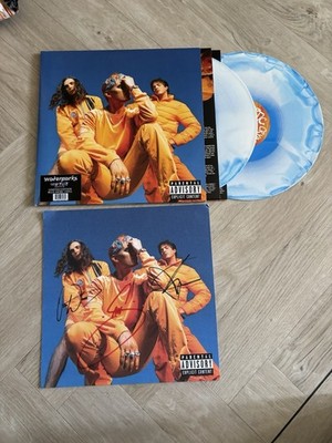 Greatest Hits by Waterparks Blue Swirl Variant With Signed Art Card