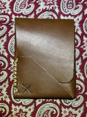 OS Leather Open Sea Topsider Mini Leather Minimalist Wallet Prototype Saddleback