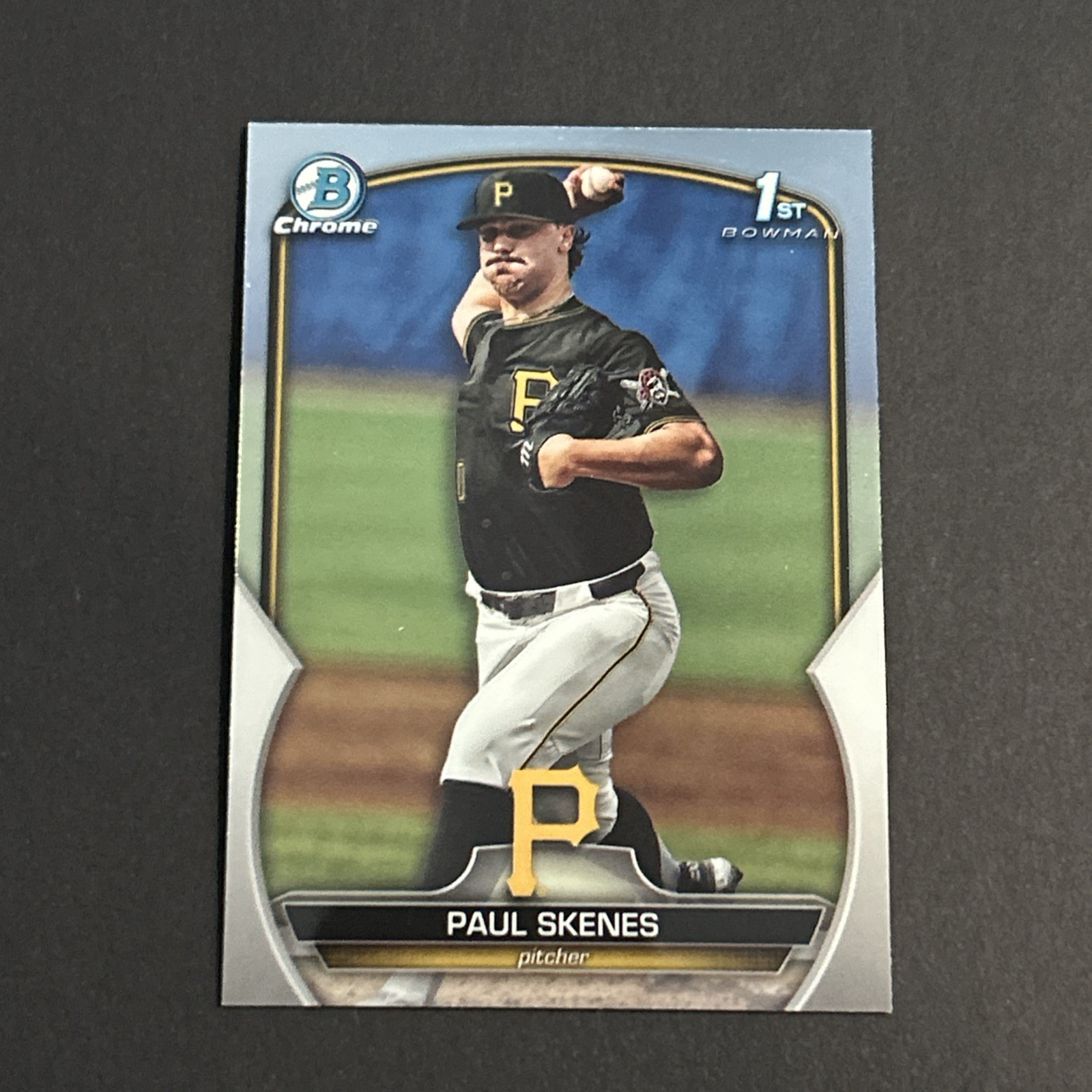 2023 Paul Skenes 1st Bowman Chrome RC #BDC-14 Pittsburgh Pirates 