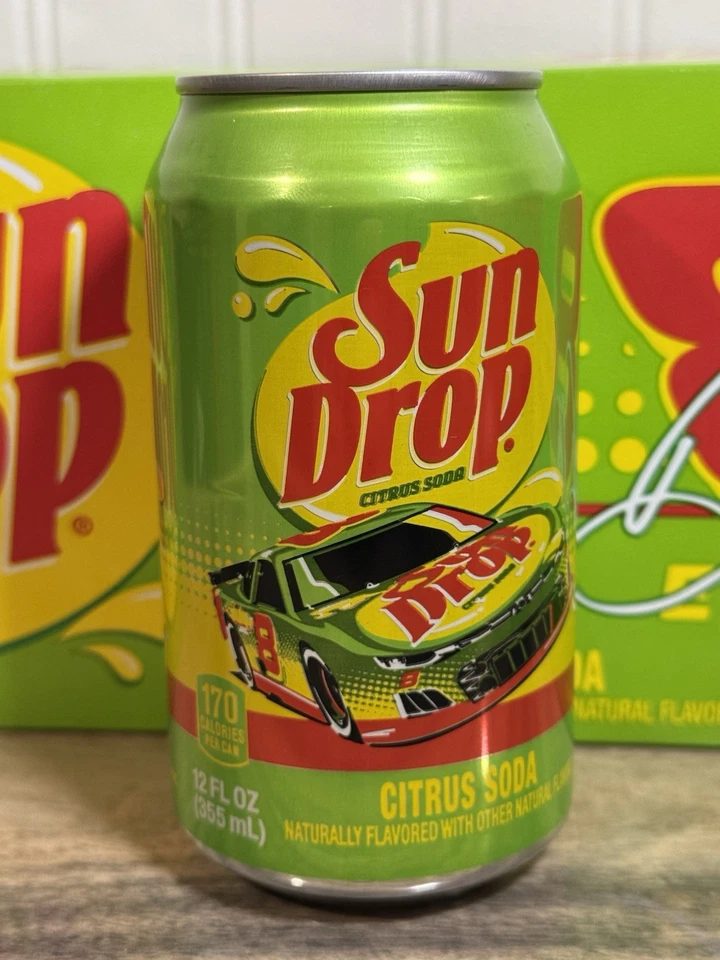 Dale Earnhardt Jr Edition Sun Drop lata de 12 oz - sin abrir #8 último modelo Foto 2 de 4