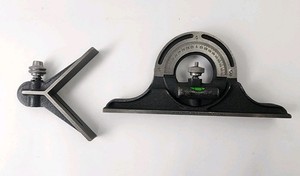 Vintage Brown & Sharpe Protractor & Head Gauge - Machinist Tools