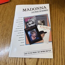 MADONNA Sheet Music Easy ABC Music Beginners Guide By Sight  Sound Holiday