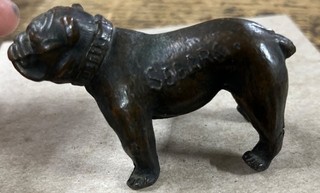 RARE Vintage Segars Advertising Bulldog Paperweight