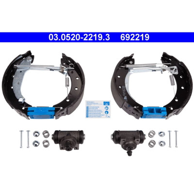 Bremsbackensatz ATE 03.0520-2219.3 für Renault Laguna I