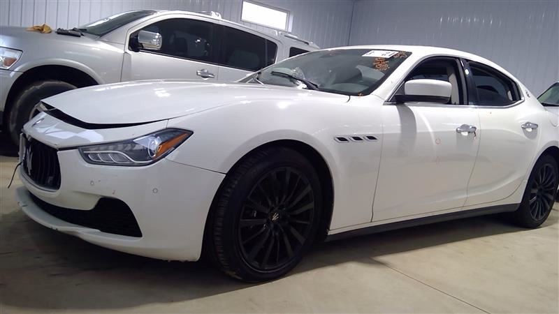 2014 Maserati Ghibli right PASSENGER REAR DOOR ASSEMBLY White 105949
