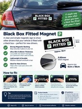BLACK BOX FITTED MAGNET ? MAGNETIC CAR SIGN