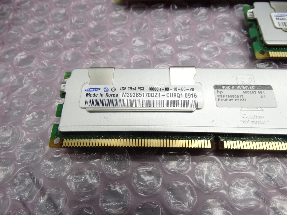 Samsung 12GB (4GBx3) PC3-10600R-09-10-E0-P0 ECC Memory RAM M393B5170DZ1-CH9 - Image 3 of 4