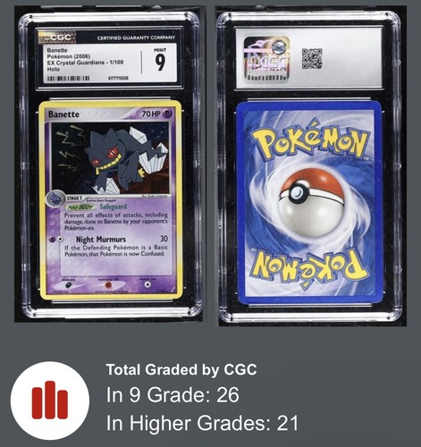 Banette graded CGC 10 for sale on eBay